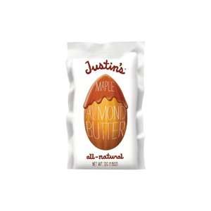 Justins, Nut Butter Almnd Maple Sq, 1.15 OZ (Pack of 10)  