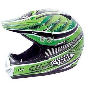  GMax GM36X Helmet   Medium/Green/Black/White Automotive