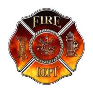  Fire Rescue Maltese Cross With Real Fire   2 h 