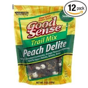 Good Sense Trail Mix, Peach Delite, 7 Ounce Bags (Pack of 12)  
