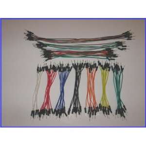    Solderless Flexible Breadboard Jumper Wires M/M 100pcs Electronics
