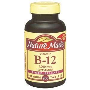  Nature Made Vitamin B 12 1,000 mcg Time Release   300 