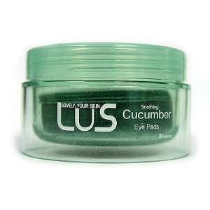  Lus Soothing Cucumber Eye Pads 24 Pads Beauty