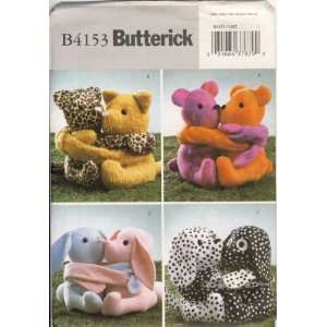  Butterick Sewing Pattern 4153   Use to Make   Hugging Pals 