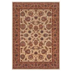 Inspired Design Chateau Garden Beige Traditional Floral Area Rug 12.00 