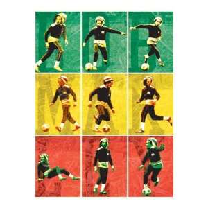   Canvasses Bob Marley   Football   31.2x23.4 inches