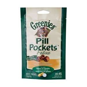  Greenies Feline Pill Pockets Chicken 1.6oz
