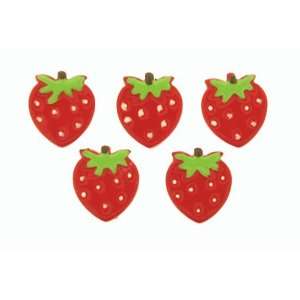  Red Strawberry Resin Flatback10 Pieces (1 Colors 