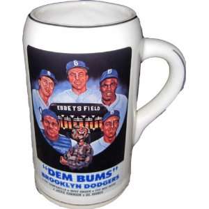  Brooklyn Dodgers Dem Bums Sports Impression Beer Mug 