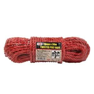  IIT 48985 30m x 10mm Twisted Poly Rope   Red Everything 