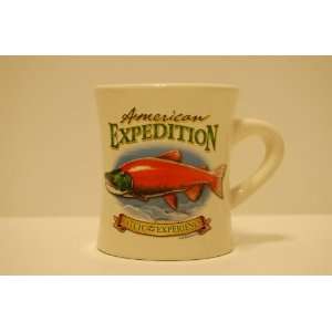  American Expedition Ceramic Diner Mug Salmon Kitchen 