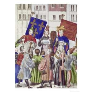 Proclamation of Truce Renewal France and England Giclee Poster Print 