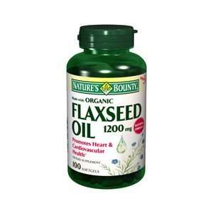  NB FLAXSEED OIL 1200MG 3321 100SG NATURES BOUNTY Health 