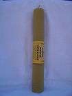 Hand Rolled Natural Beeswax Taper Cand