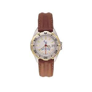  Rockies Ladies All Star Watch W/Leather Band