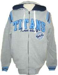 Tennessee Titans NFL Knockout Full Zip Hoodie Sweatshirt