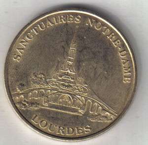 France 1999 Lourdes Monnaie de Paris Notre Dame  