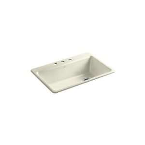  KOHLER K 5871 3A2 FD Riverby Single Bowl Top Mount Kitchen 