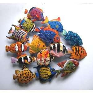  3D CORAL REEF & FISH WALL SCULPTURE