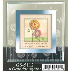  Granddaughter 3D Glass Sentiments