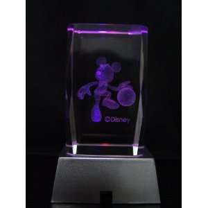  3D LASER ETCHED CRYSTAL DISNEY MICKEY MOUSE Everything 