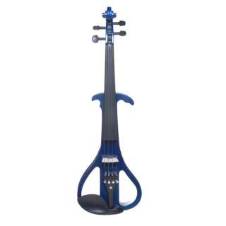 CECILIO 4/4 Electric Violin Ebony Fitted ~ Blue Style4  