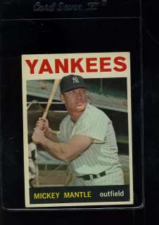 1964 TOPPS #50 MICKEY MANTLE VGEX *12044  