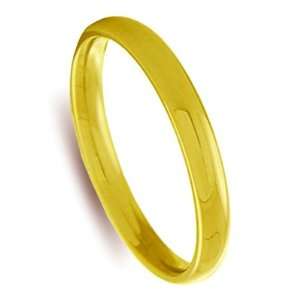  3mm 10k Yellow Gold Comfort Fit Wedding Band Ring Size 13 