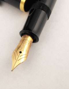 Pelikan Black & Gold Fountian Pen  
