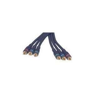   Line 1.5 Foot Component Video Cable 3x Rca Rca Male To Male Velocity