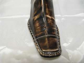 Fiesso New Brown Leather with zipper and Boots  