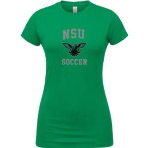  Northeastern State RiverHawks Kelly Green Womens Soccer 