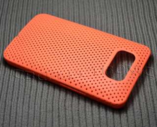 New generic Red color Perforated Hard Case cover for HTC HD2