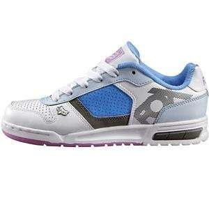  Fox Racing Womens Overload Deluxe Shoe   8.5/White/Blue 