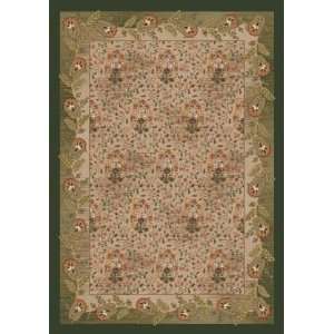 Kashmiran Pastiche Caramay Yew Tree Traditional 7.7 OCTAGON Area Rug