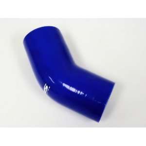  VMS 2.5   Reinforced 45 Degree Elbow 3 Ply Blue Silicone 