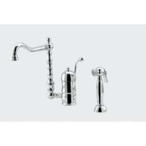  Aqua Brass Faucets 4680 Oskar Kitchen Faucet W Side Spray 