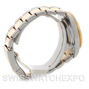 Rolex GMT Master II Mens 18k Gold Steel Watch 116713  
