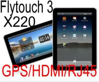 Flytouch 3 SuperPad 3 X220 10.2 Inch Android 2.3 Tablet 8GB  