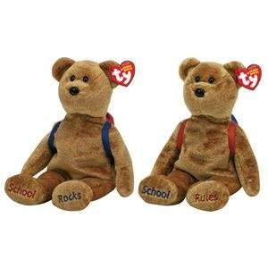  Ty Beanie Babies   1232 Brown Bear with Back Pack Toys 