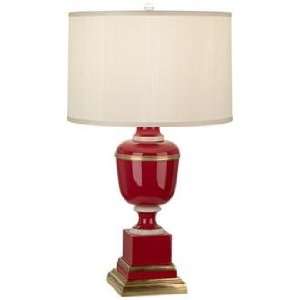 Mary McDonald Annika Red Cloud Cream Shade Table Lamp 