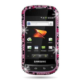Diamond Bling Case For Sprint Samsung Transform Ultra M930 Phone Pink 
