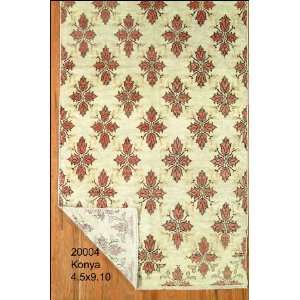  4x9 Hand Knotted Konya Turkey Rug   45x910