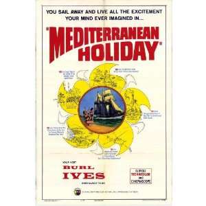  Mediterranean Holiday Movie Poster (11 x 17 Inches   28cm 