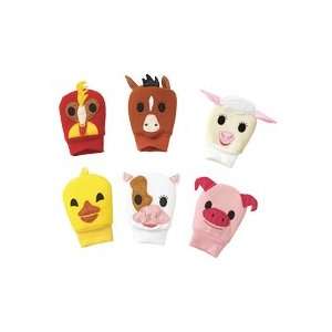  Happy Hands Farm Puppets   Set of 6 Toys & Games