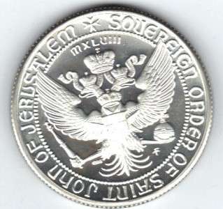 1965 Malta Order of Saint John of Jerusalem 4 Coin Proof Set RARE 46 