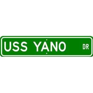  USS YANO AKR 297 Street Sign   Navy Patio, Lawn & Garden