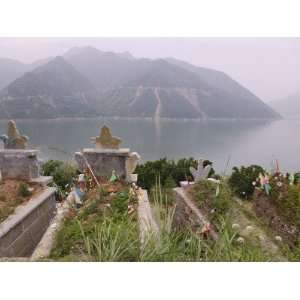 China, Yangtze River, Three Gorges, Tomb by Xiling Gorge Photographic 