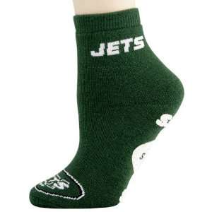  New York Jets Ladies Green Slipper Socks Sports 