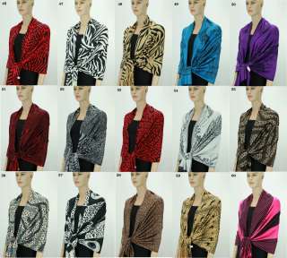   Shawl Wrap Cape Cashmere Silk Wool More Design & Colors 108s  